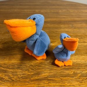 Ty Beanie Babies Scoop the Pelican & McDonald’s Teenie Beanie Pelican